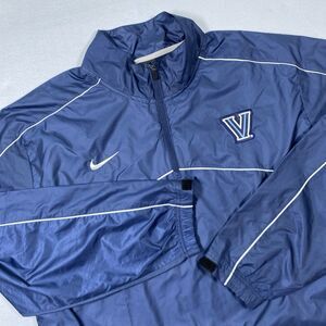 Villanova Wildcats Jacket Men Size XXL Basketball NCAA Pullover Windbreaker Nike